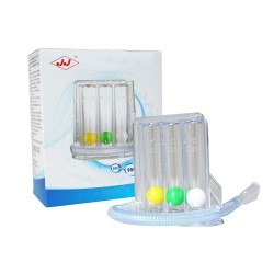 Three Ball Incentive Spirometer For Lung Exerciser Inspirometer Inhalation Respiration Lung Pulmonary Breathing Training Device