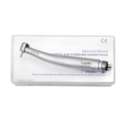 LenoRis dental high speed handpiece fiber optic LED PUSH BUTTON 3 Spray 4 hole