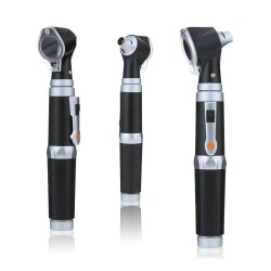 Professional Otoscope Diagnostic ENT Kit Halogen Light Ear Care Medical Fiber