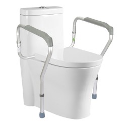 Support Structure For Toilet, Toilet Safety Frame Bathroom Handrails Lifting Armrests Handrails, Safety Rails And Grab Bars For Seniors, Disability