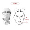 Full Face Mask Silicone Gel Cushion for Sleep with Adjustable Headgear Clips